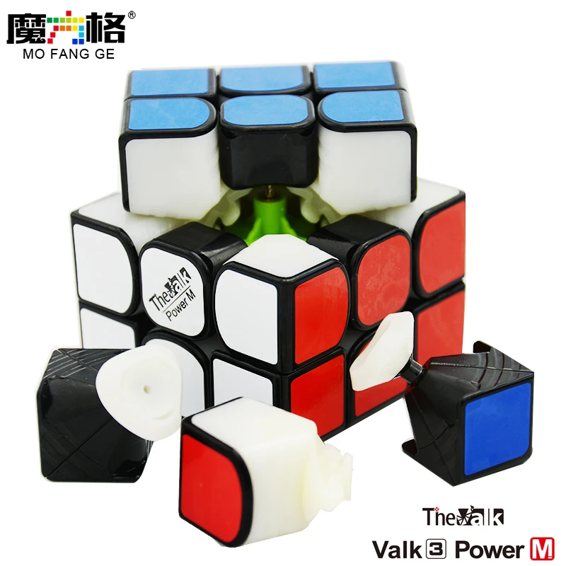 Qiyi Mofangge Valk3 Power M 3x3x3 Stickerless Black Magic Cube 3layer Speed Cubo Magico Professional Funny