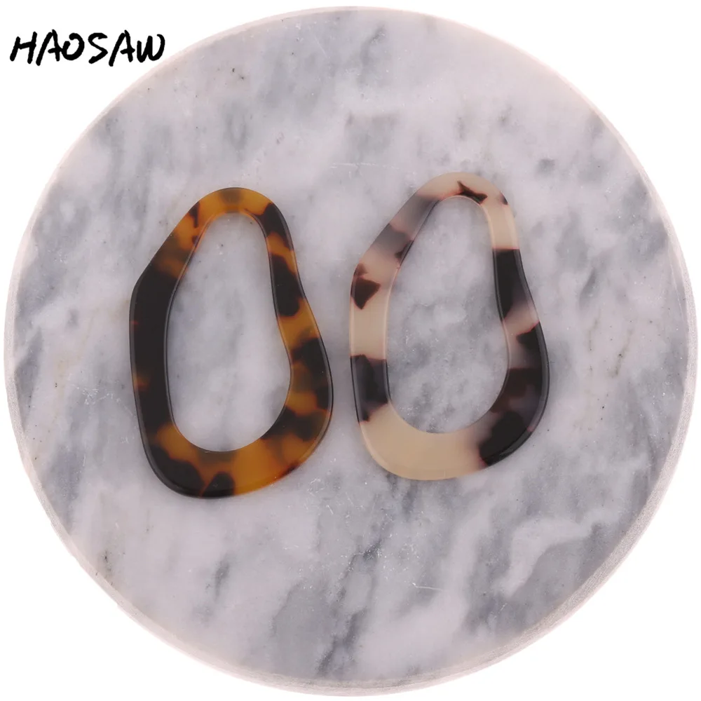 HAOSAW 28*43 мм 6 шт./лот амулеты уксусной кислоты DIY аксессуары ручной работы
