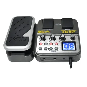 

High Quality NUX MG-100 Modeling Guitar Processor Guitar Effect Pedal Drum Tuner Recorder 58 Effect 72 Preset Multi-function