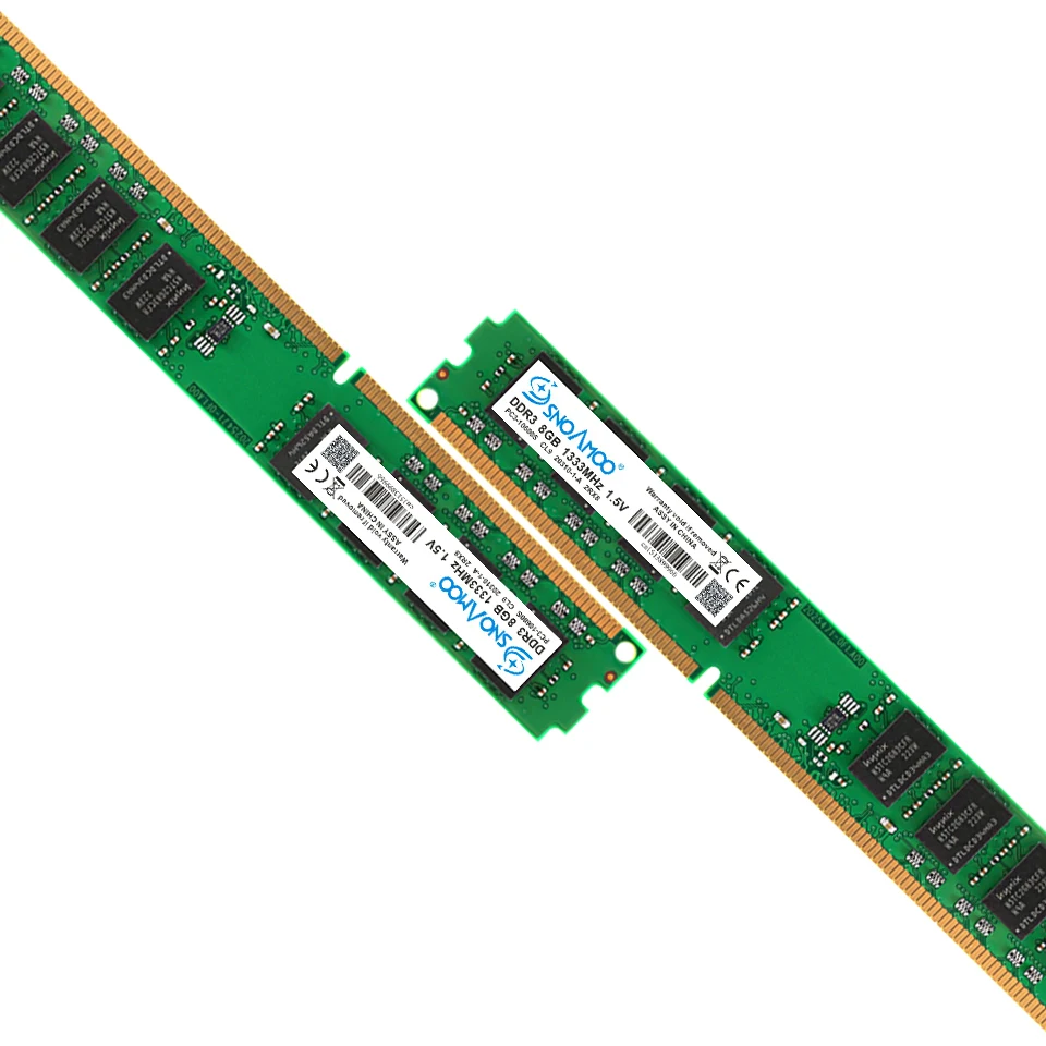 SNOAMOO компьютер ram DDR3 8 Гб 1333 МГц 240pin CL9-CL11 4G 2G 1600 МГц для AMD Intel DIMM Настольный ПК Память пожизненная Гарантия