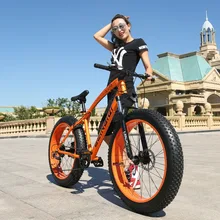 new arrival 7/21/24/27 speeds Disc brakes Fat bike 26 inch 26×4.0″ Fat Tire Snow Bicycle Oil spring fork