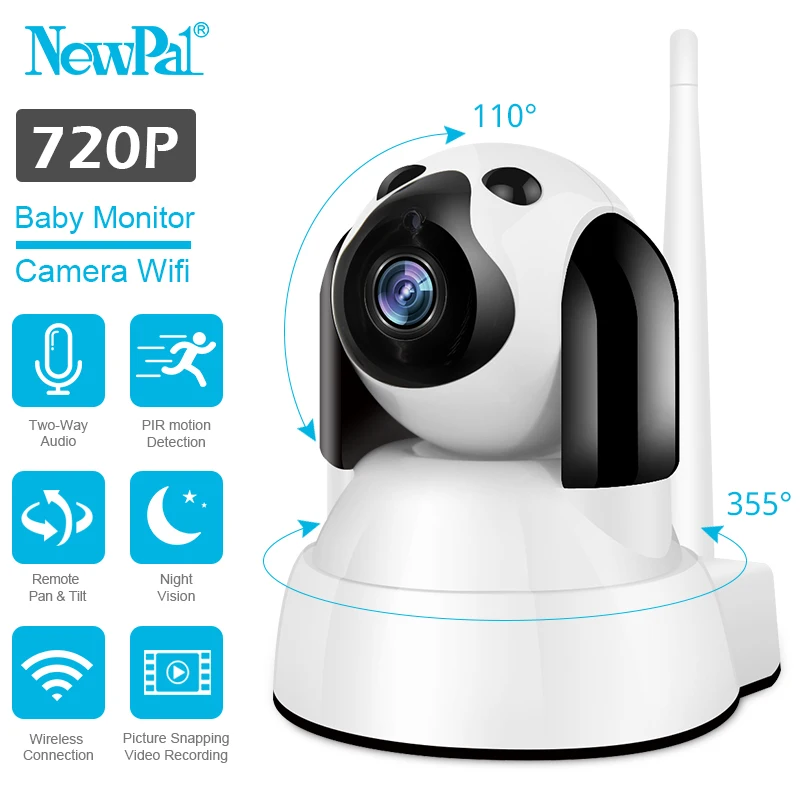 

Baby Monitor with Camera Wifi Video Surveillance IP camera Infrared Wireless Home Security Audio Baby CCTV Walkie Talkie 720 HD