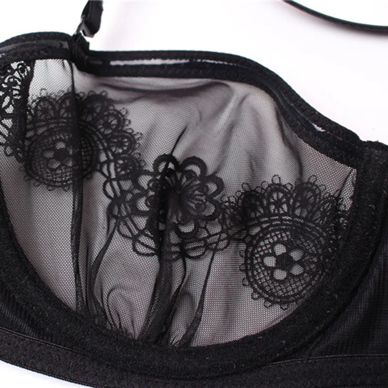 New Luxury Lace Embroidery Underwear Women Erotic Zipper Open Crotch Bra & Panty Set Ultrathin Transparent Push UP Sexy Lingerie New Luxury Lace Embroidery Underwear Women Erotic Zipper Open Crotch Bra & Panty Set Ultrathin Transparent Push UP Sexy Lingerie