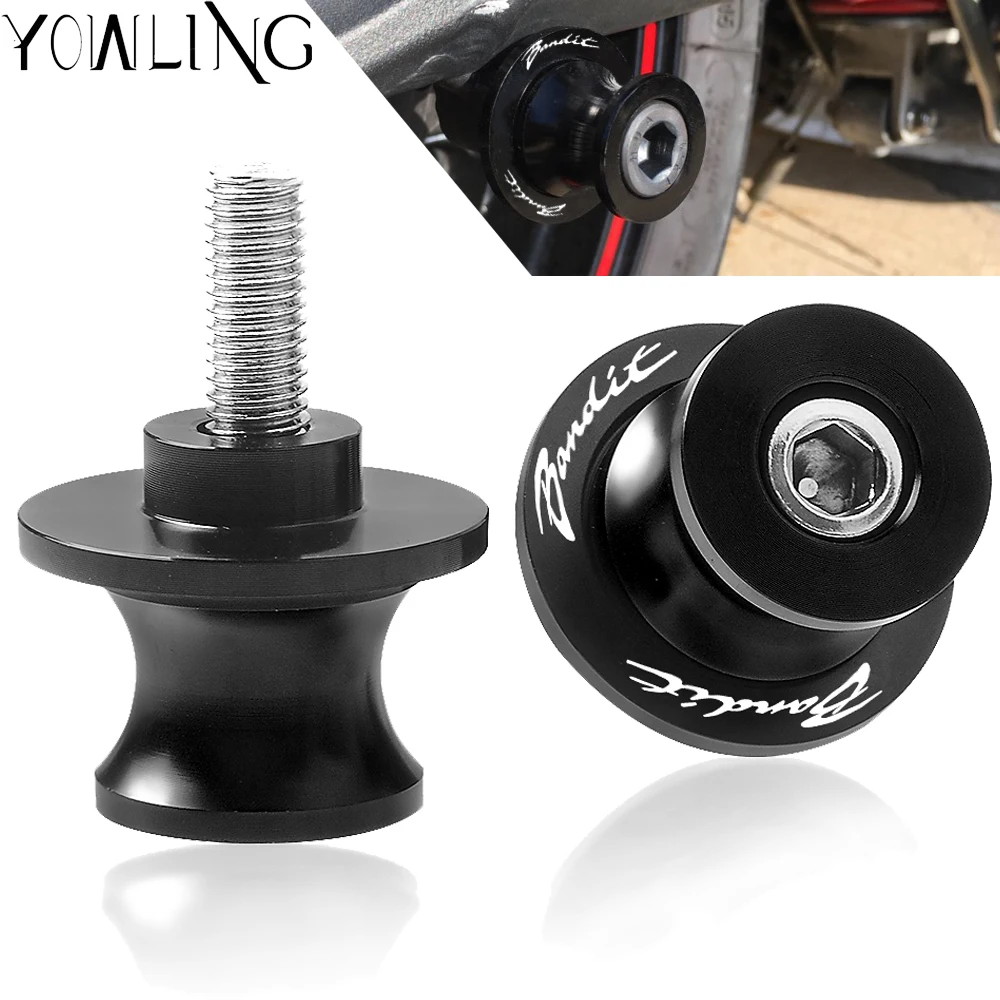 

8MM Stand Screw Motorcycle Stand Swingarm Spools Slider For SUZUKI Bandit GSF600S bandit 250 400 600 650 GSF600 bandit 1200 1250