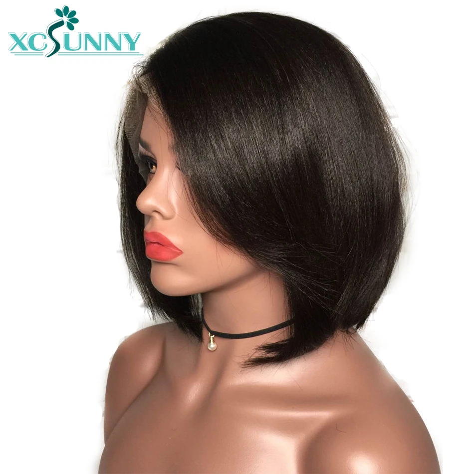 Buy Yaki Straight Short Bob Glueless Full Lace Human