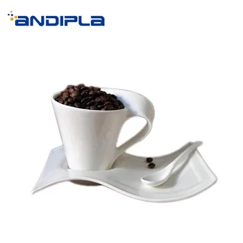 

80ml Brief Drinkware Ceramic White Porcelain Coffee Mugs 80ml/120ml/180ml/250ml Coffee Cup Saucer Kit for Hotel Restaurant Gifts