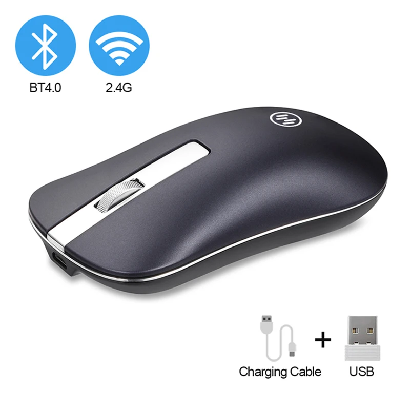 

Rechargeable Wireless Mouse Bluetooth Mouse Computer Mouse Wireless Ergonomic Silent PC Mause Type C USB Optical Mice For Laptop