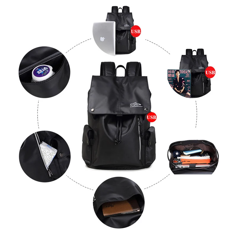 Fengdong, мужской рюкзак, Студенческая дорожная сумка, водонепроницаемый наружный рюкзак, мужской рюкзак, рюкзак, дизайн, защита от кражи