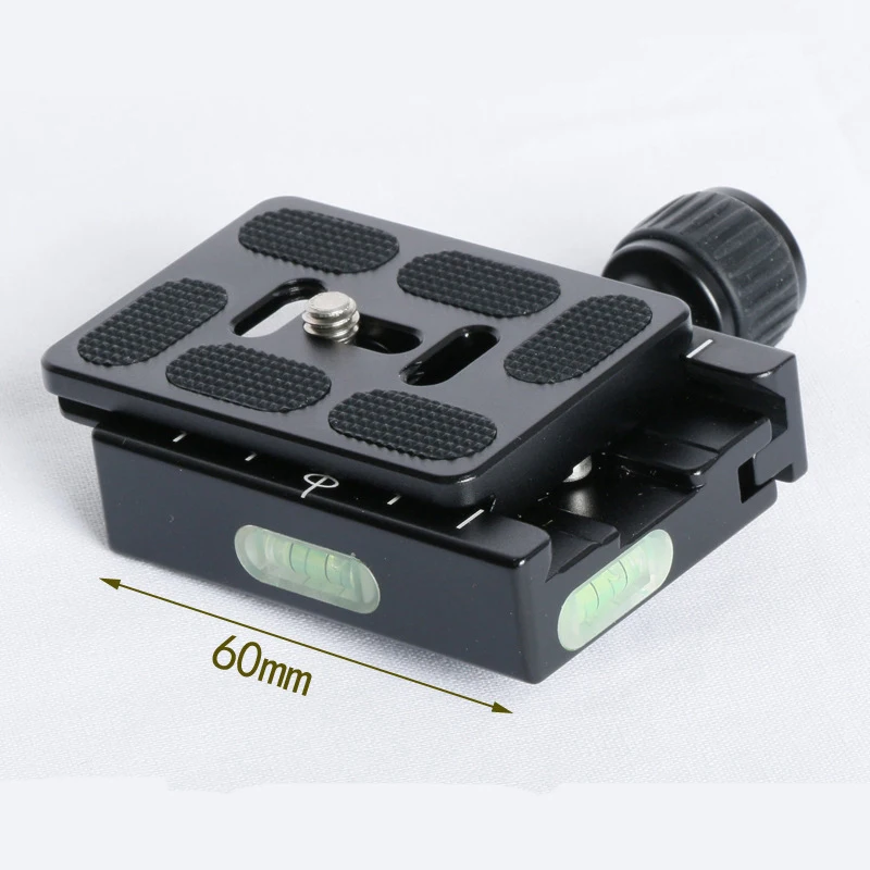 MARVIE QR60 Universal 1/4 Screw mount Tripod Head Disc Clamp Adapter