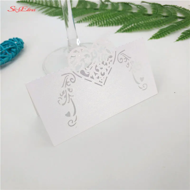 50pcs Laser Cut Place Cards Wedding Name Cards Table Name Place Cards Wedding Party Table Decoration Wedding Decoration 5zsh928 (78)