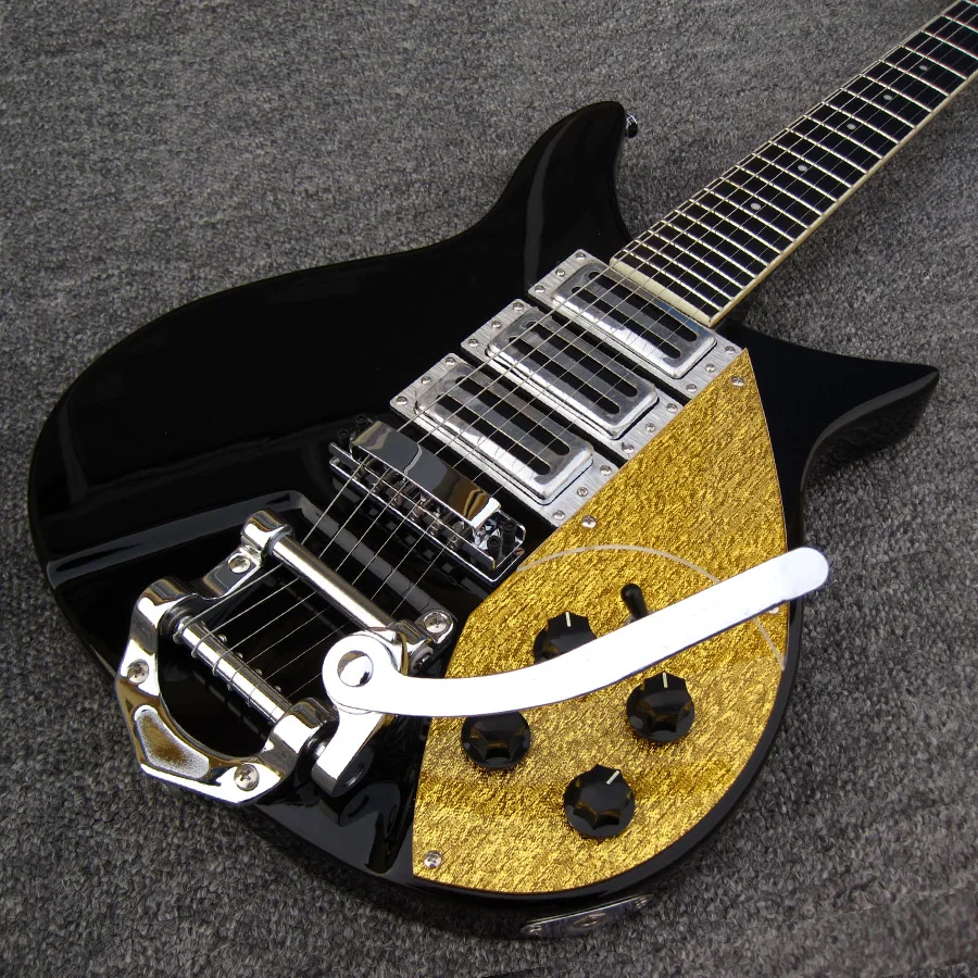 Giggle rikenbker 325 john lenon bigsby tremolo high quality China Electric Bass Guitarras Free Shipping Guitare