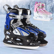 [Обувь для катания на коньках] роликовые коньки для катания на коньках, 4 размера, регулируемые, для взрослых детей, детей, мужчин, женщин, веселье зимой