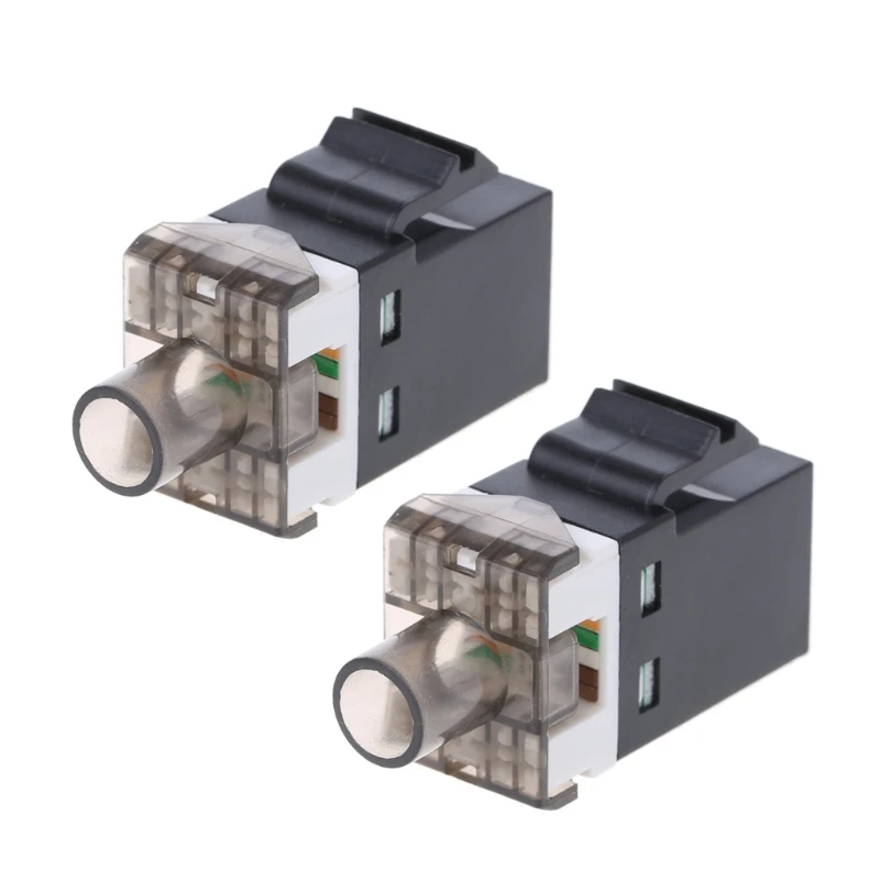 2 шт. UTP CAT6 сетевой модуль RJ45 соединительный кабель адаптер Keystone Jack|Компьютерные