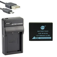 DSTE NP-W126 np-w126 NP-W126S Li-ion Camera Battery With USB Charger for Fuji HS50 HS35 HS33 HS30EXR XA1 XE1 X-Pro1 XM1 X-T10