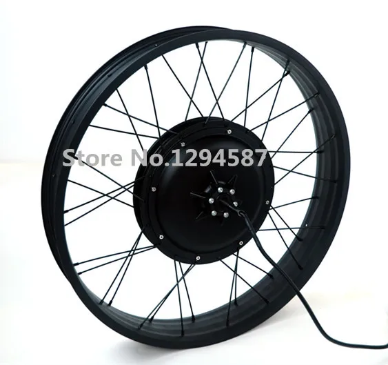 Горячая Распродажа 2" x 4,0 Электрический fat bike motor wheel1500w, коробка fat bike motor wheel, fat bike rim