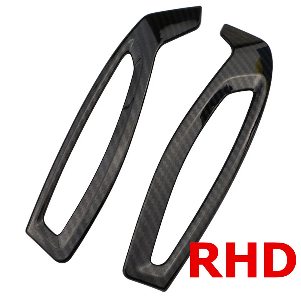 

RHD LHD 2Pcs/Set Car Chrome Front Air Vent Protection Trim Air Conditioning Cover Stickers for Toyota C-HR CHR 2017 2018 2019