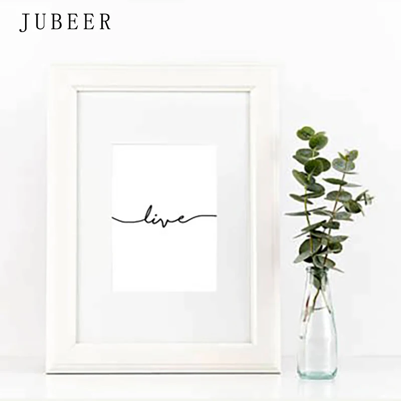 JUBEER плакаты и принты в скандинавском стиле, настенная живопись на холсте, декоративная картина, декор для гостиной