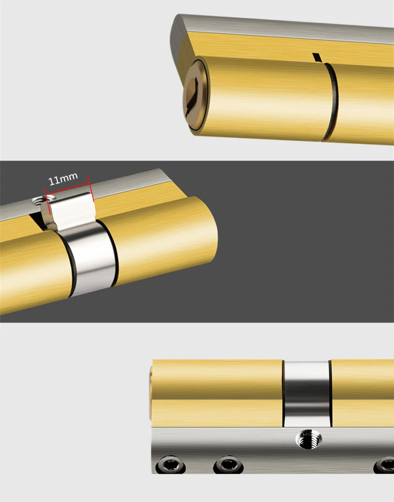 Управление один и тот же ключ открыть все 80 мм цилиндр анти-прорезание стальной бар латунный серпантин паз дверной замок цилиндр