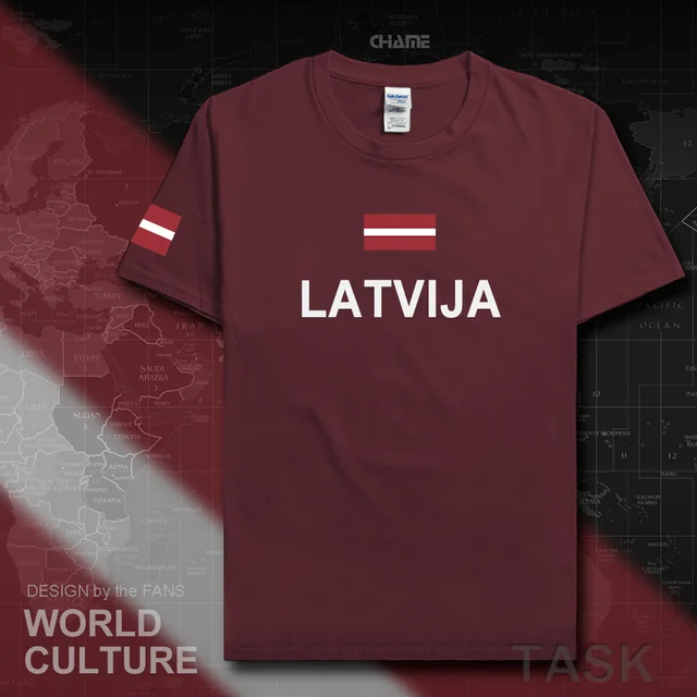 Latvia Latvija men t shirts fashion jerseys nation team 100 cotton t-shirt clothing tees country sporting flag Latvian LVA