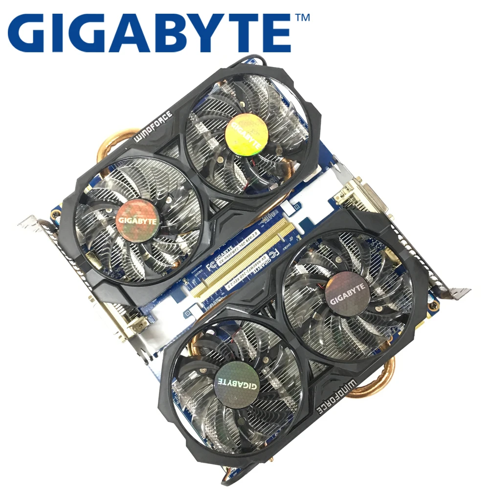 Видеокарта GIGABYTE GTX 660 2 Гб 750 бит GDDR5 4 шт.|Графические карты| |