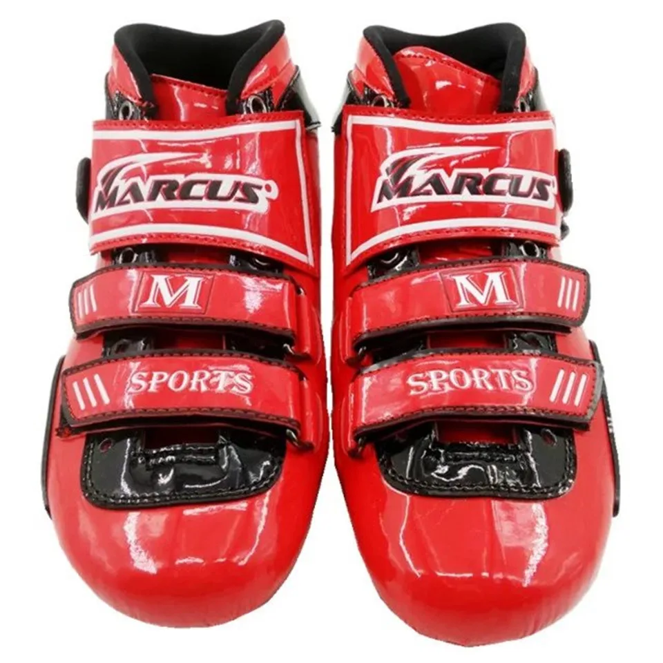 JEERKOOL ألياف الكربون الألياف الزجاجية سرعة حذاء تزلج بعجلات الأحمر كيد الكبار المنافسة الشارع سباق أحذية رياضية التدريب Patines SH13