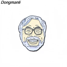 P3178 Dongmanli Hayao Miyazaki металлические эмалированные булавки и броши для женщин и мужчин нагрудные булавки рюкзак сумки шляпа значок детские подарки