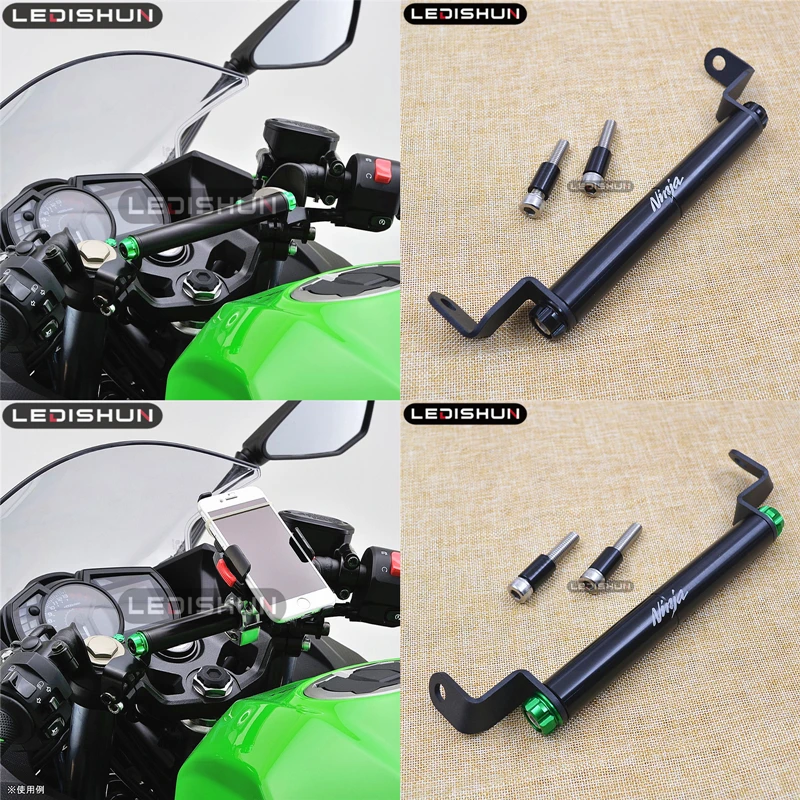 

GPS Navigation Handlebar Bracket Extension For KAWASAKI NINJA400 ninja250 NINJA 400 250 2018-2019 Support