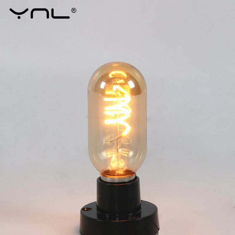  Retro LED Edison Bulb E27 220V 3W Spiral LED Filament bulb Dimmable Edison Lamp ST64 A60 G80 G95 G1 - 32882579138