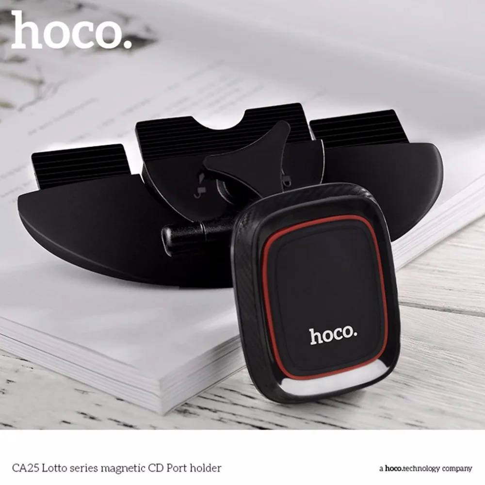  HOCO Universal Magnetic CD Slot Car Phone Holder 360 Degree Rotation Tablets Phones Holder Stand Su