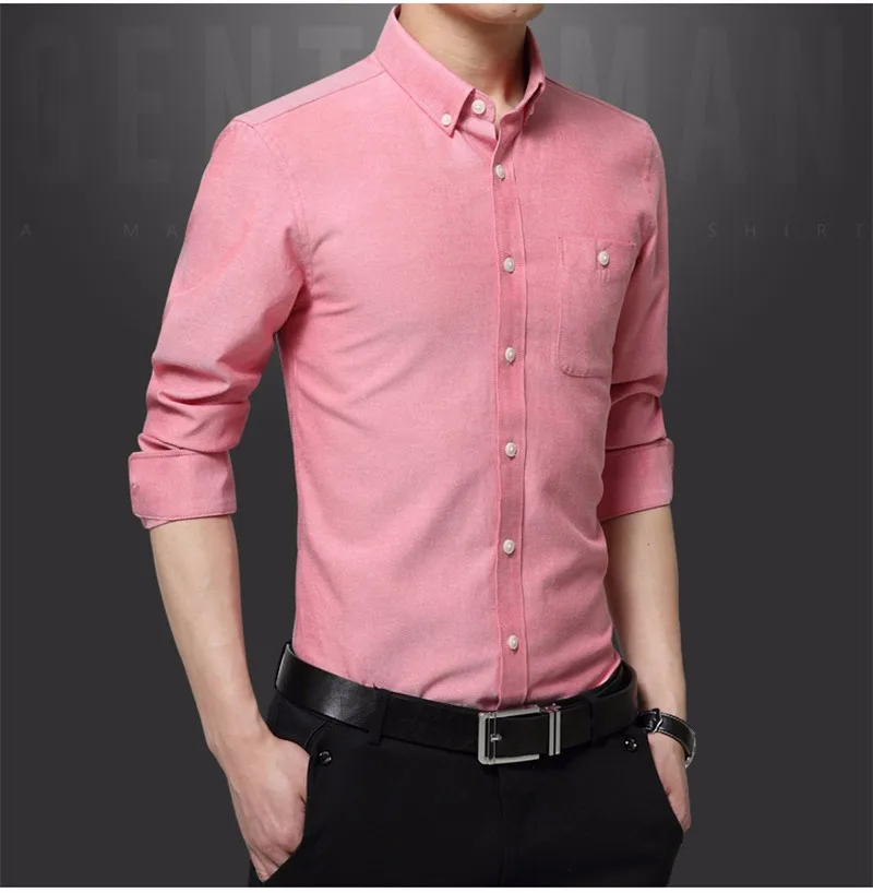 Осень, повседневные мужские дизайнерские рубашки размера плюс 5XL, брендовая приталенная Мужская рубашка с длинным рукавом и отложным воротником
