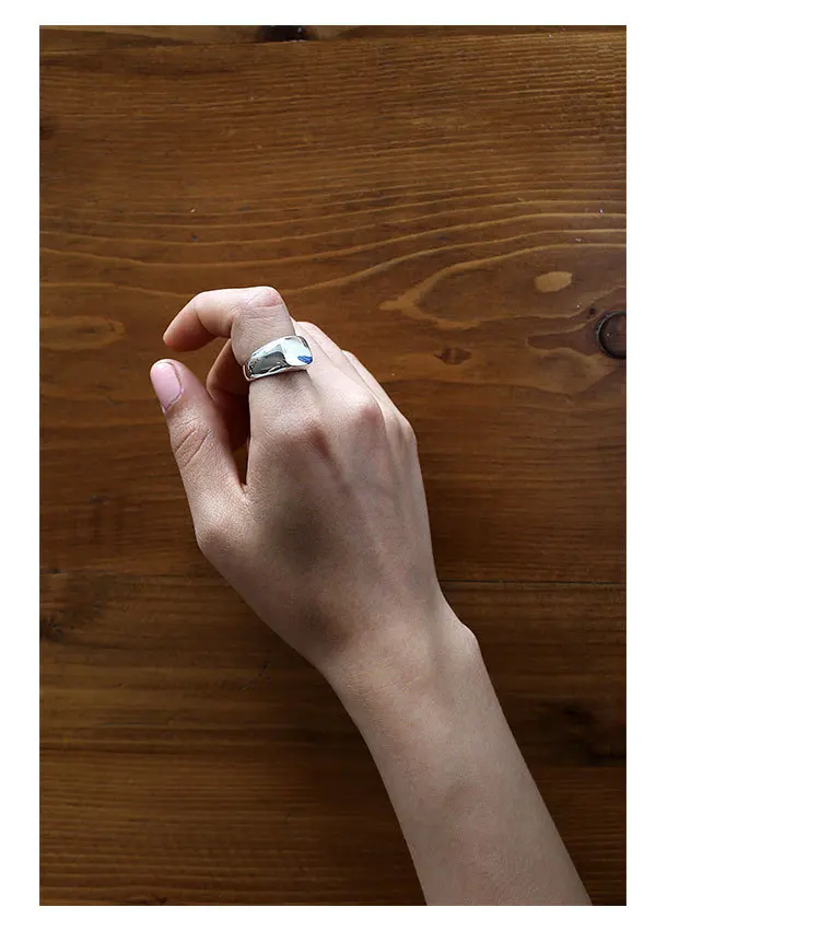 F.I.N.S 925 пробы серебряные кольца для женщин простые гладкие кольца на палец для лица Свадебные и обручальные кольца унисекс для украшения