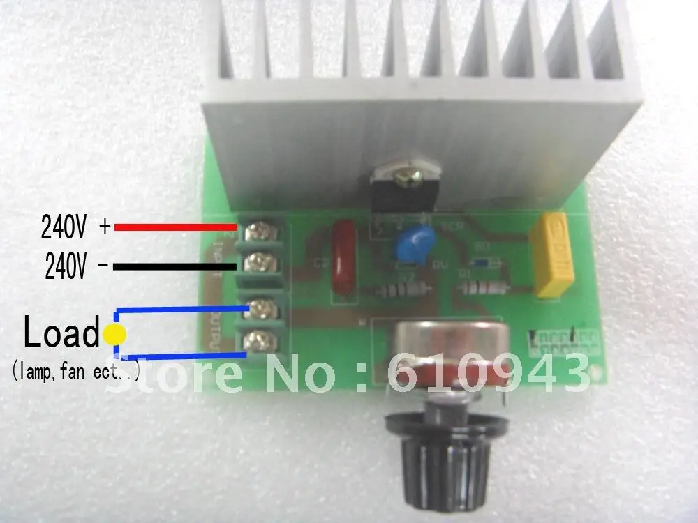 240v 5000W SCR электронные диммеры с регулировкой скорости термостат регулятор напряжения