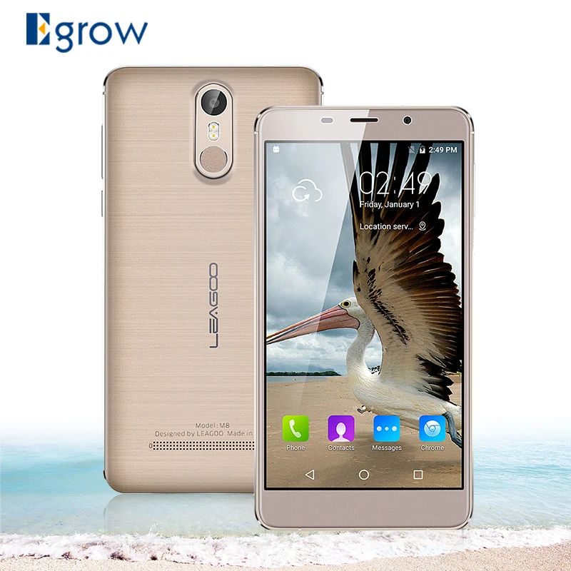 Оригинальный Leagoo M8 MTK6580A четырехъядерный Android 6 0 мобильный телефон 5 7 дюймов с