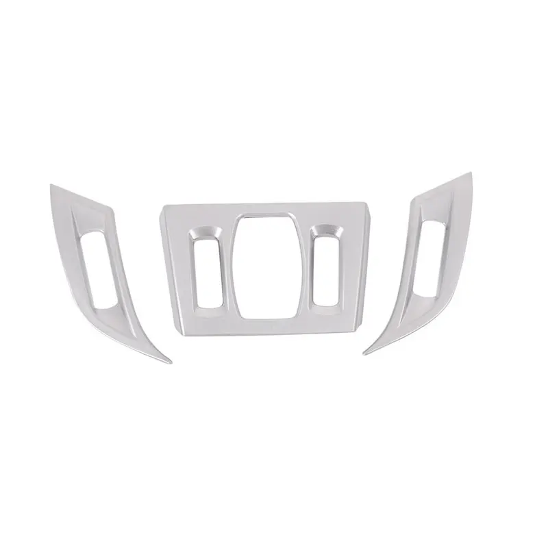 

New!! ABS Chrome Center Console Air Conditioning Outlet Frame Trim For BMW X1 F48 2016 2017 Car Accesories Set of 3pcs