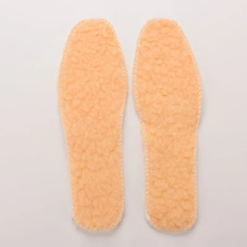 

25cm Winter Warm Thicken Fleece Insoles Comfortable Foot Pain Relieve Shoes Insoles For Women Men 1Pair