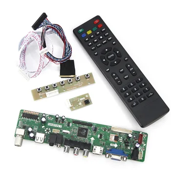 

T.VST59.03 For LP156WH2(TL)(EA) B156XW04 V.0 LCD/LED Controller Driver Board (TV+HDMI+VGA+CVBS+USB) LVDS Reuse Laptop 1366x768