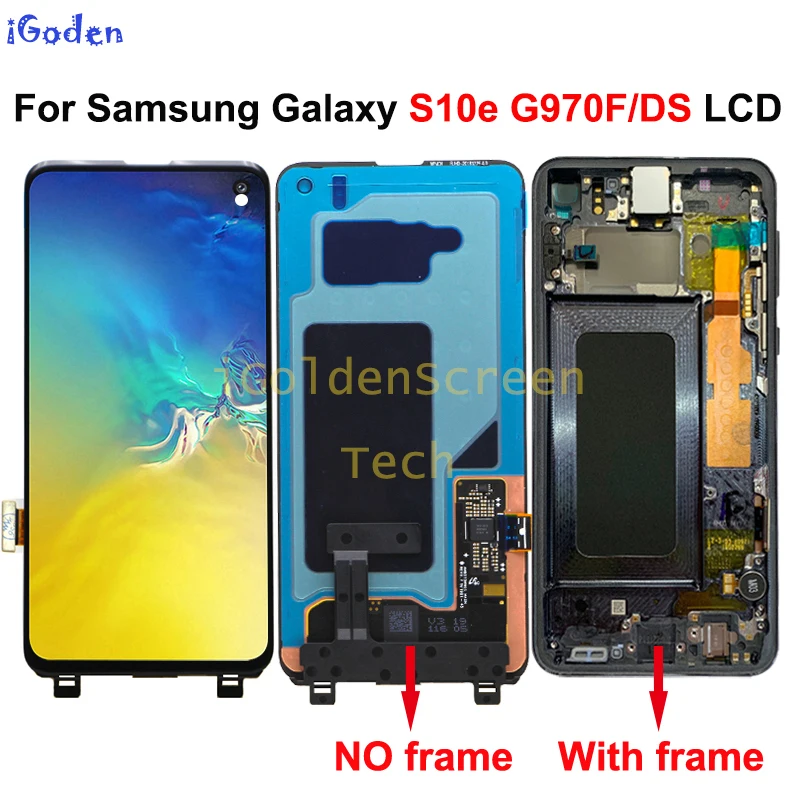 Для Samsung Galaxy S10 e LCD G970F/DS G970U G970W SM G9700 дисплей с рамкой сенсорный экран дигитайзер