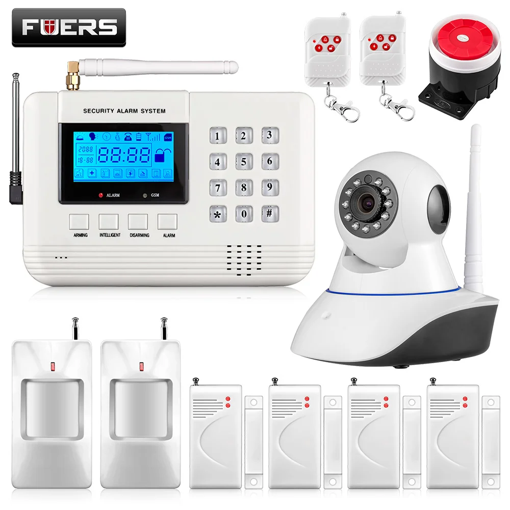 youtube home security alarm with digital camera recorder