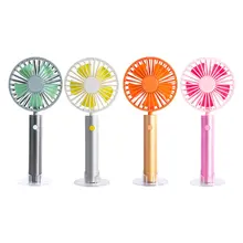 Креативный ручной вентилятор, новая Съемная алюминиевая трубка, бесшумный портативный вентилятор для зарядки
