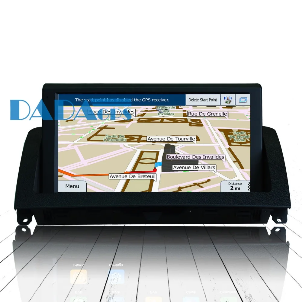 Best Android 8.0 7.1 Car Radio DVD Player GPS Navigation For Mercedes-Benz C klasse w204 2007-2011 Car Stereo Headunit Multimedia Map 5