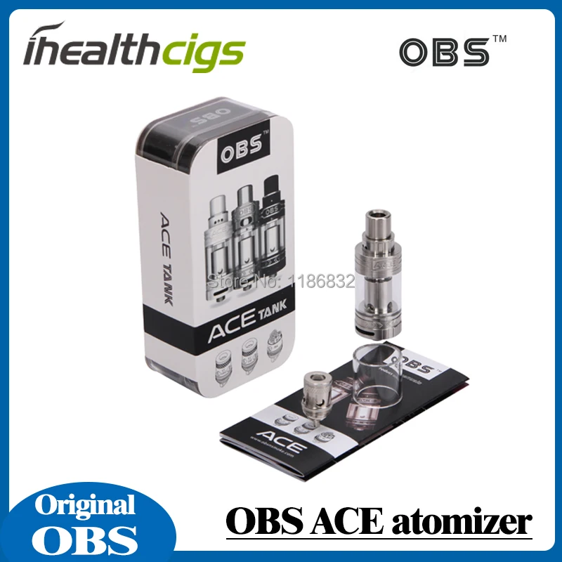 

100% Original OBS ACE Tank 4.5ml with Ceramic 0.85 Coil or With RBA Coil OBS ACE Atomizer