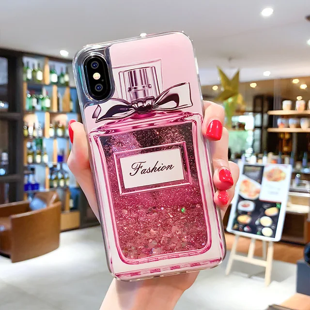 

EIRMEON Liquid Cases For iPhone XR XS Max 6 6S 7 8 Plus SE 5 5S Quicksand Glitter Cover For iPhone 7 8 Plus Soft Silicone Shell
