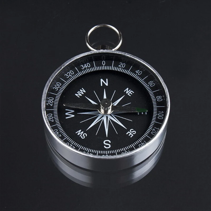 wholesale Mini Compass Luminous metal aluminum alloy Sports Camping Kompass Outdoor Hiking