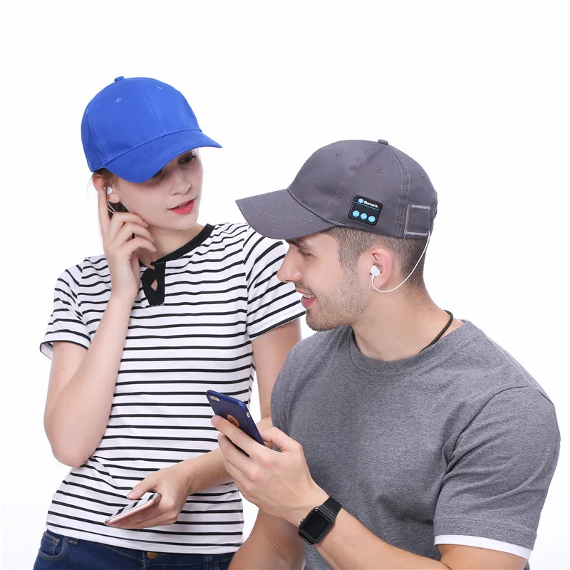 Кепка для наушников Bluetooth мужчин и женщин беспроводная спортивная шапка V4.1