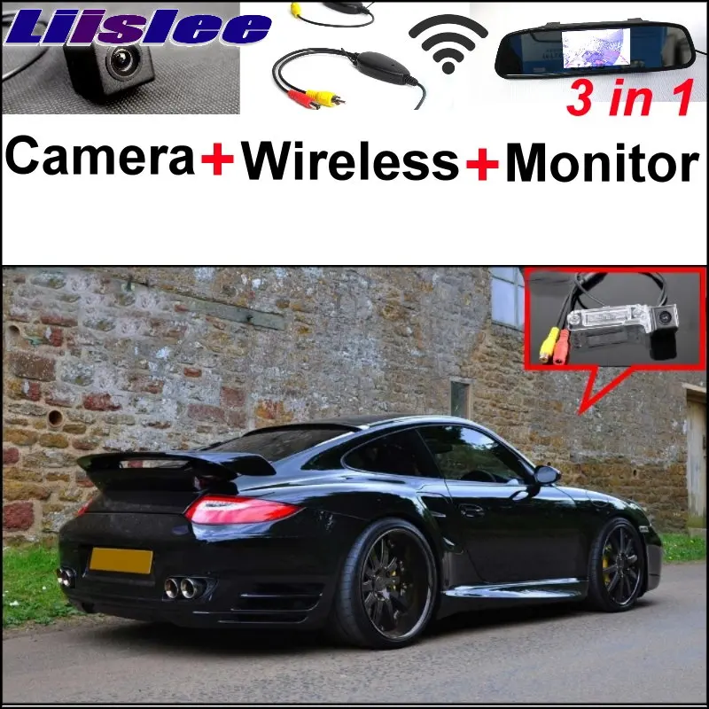 

Liislee 3 in1 Special Rear View Camera Wireless Receiver Mirror Monitor Parking System For Porsche 993 996 Carrera 911 1989~2005