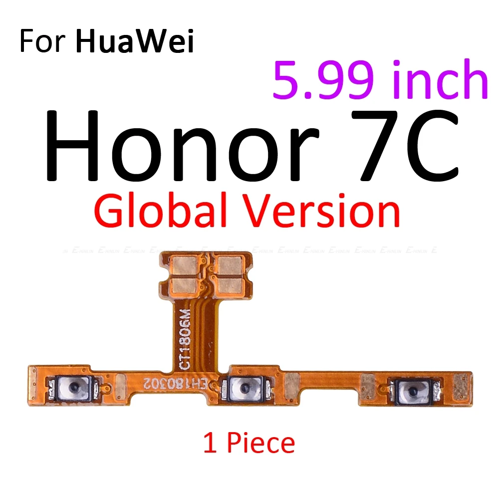 Кнопка регулировки громкости источник энергии переключатель вкл. Выкл. Лента-брелок гибкий кабель для HuaWei Honor Play 8A 7A 7C 7X7 S 6A 6C 6X 5C Pro запасные части