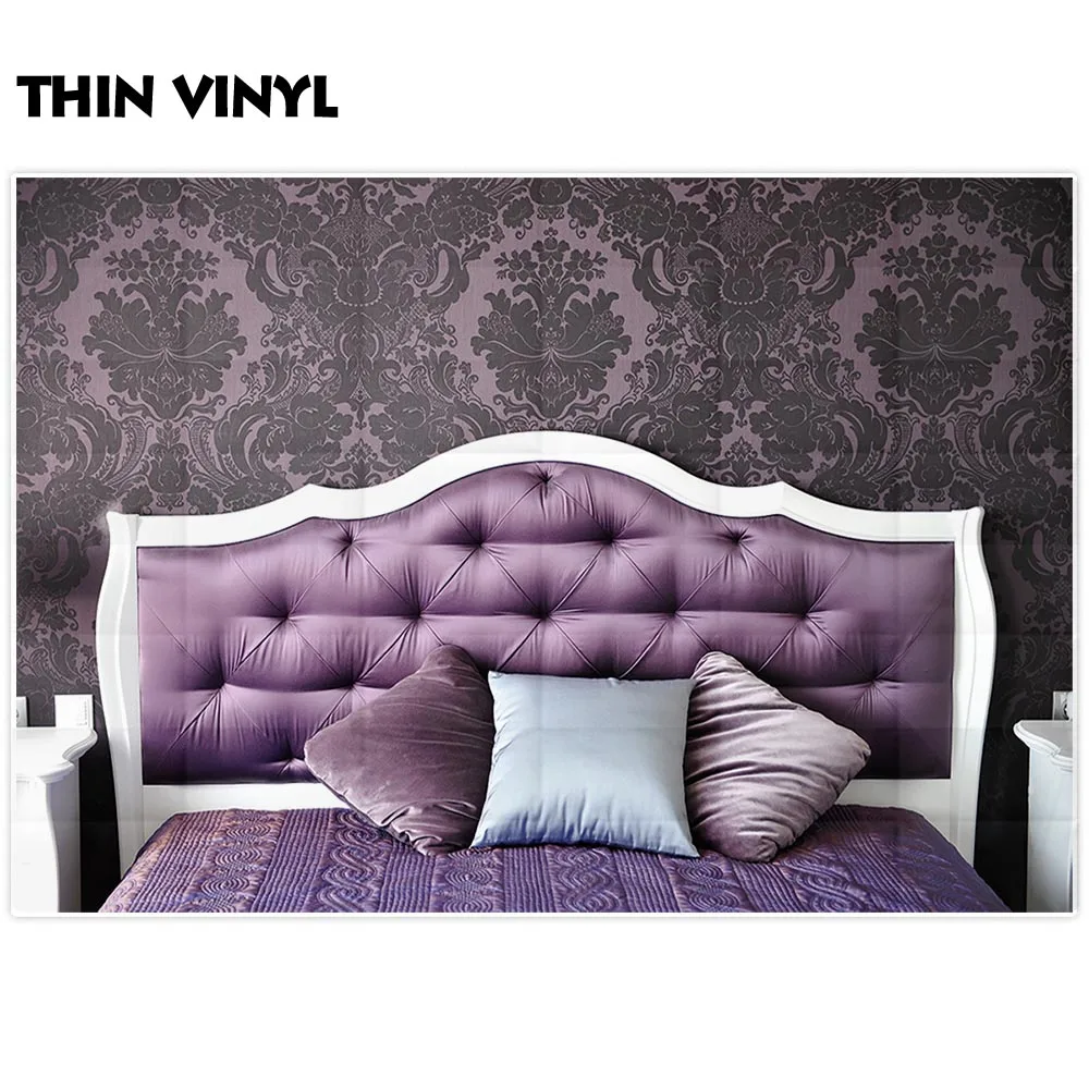 Allenjoy фото задний фон фиолетовый изголовье tufted роскошный для фотосессии Дамаск