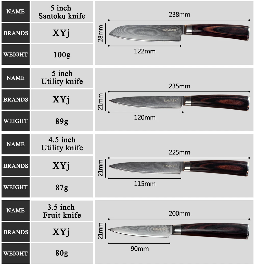 Дамасская сталь кухонный нож многофункциональный японский VG10 Дамасская сталь Santoku разделочные ножи шеф-повара для нарезки дамасских ножей