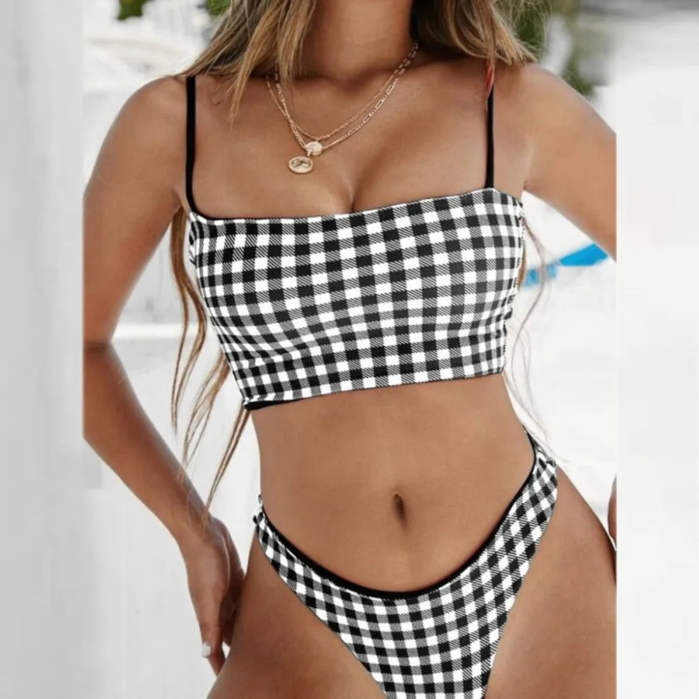 

Cherry Bikinis Set Women Swimwear Sexy Striped Pushed Up Paded Underwire Swimsuits Dual use Fitness+Swimming Suits Beachwear