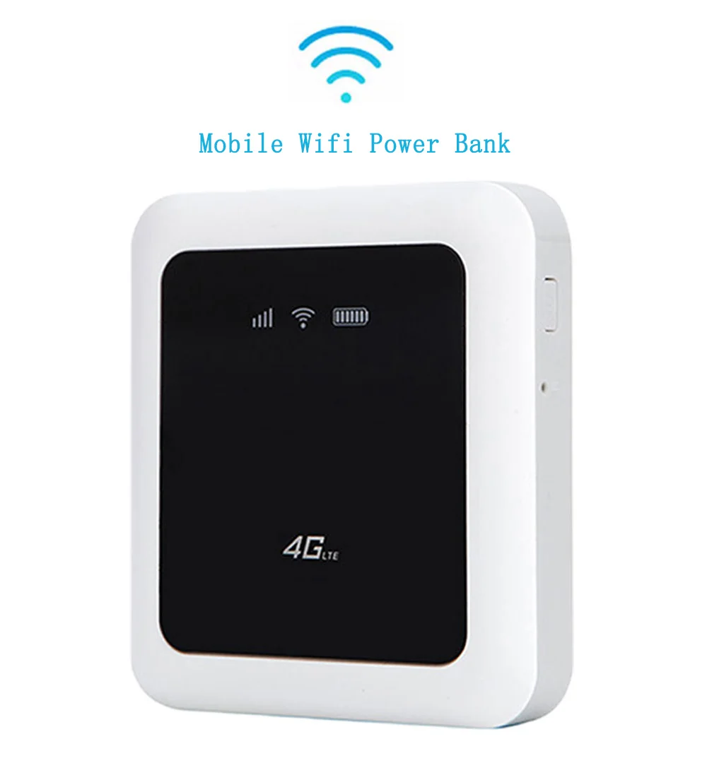 Портативный 5200 мАч Внешний аккумулятор беспроводной маршрутизатор 100 Мбит/с 3G/4G LTE мобильный Wi-Fi Hotsport SIM карта путешествия Wi-Fi маршрутизатор до 10 пользователей Wifi